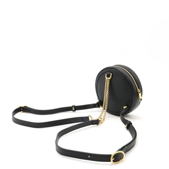 GUCCI Authentic Black Leather GG Marmont Backpack main image 8